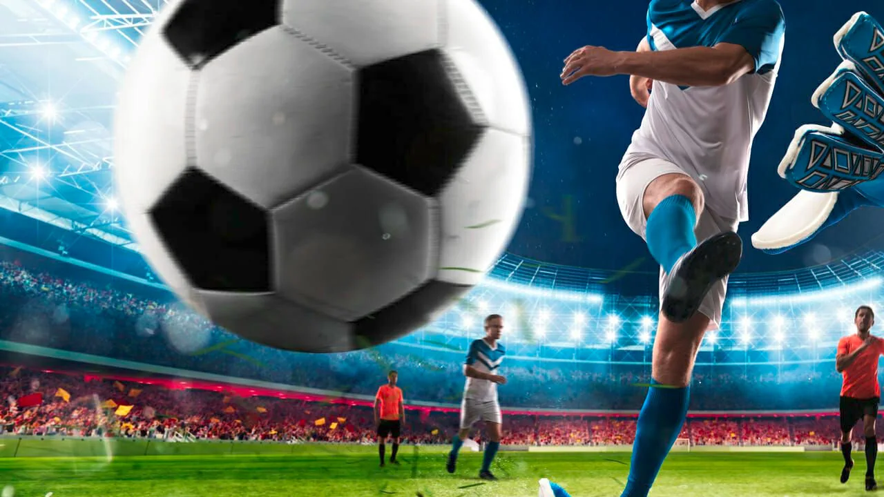Tampilan kompetisi olahraga dan papan skor