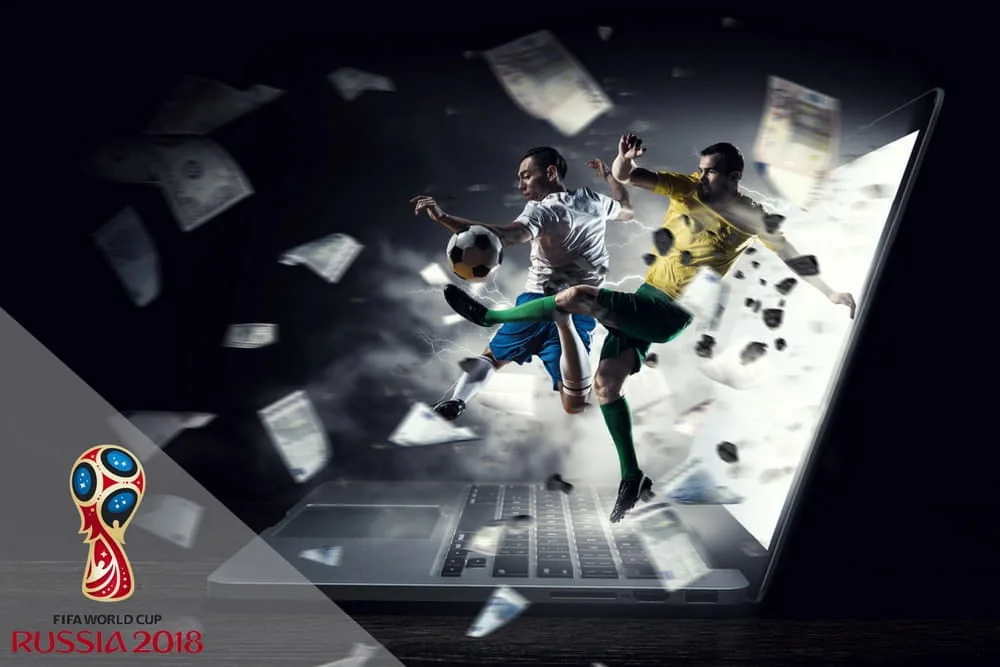 Aksi pertandingan olahraga yang mewakili kategori taruhan QQDEWA